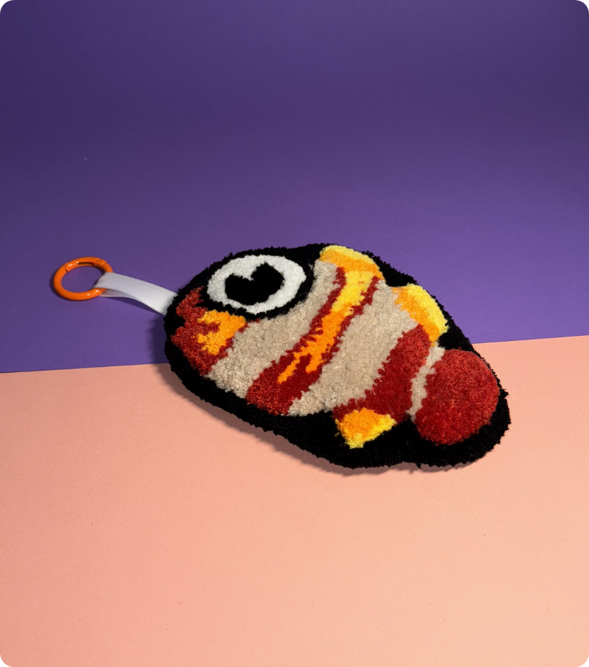 Keychain "Clownfisch"