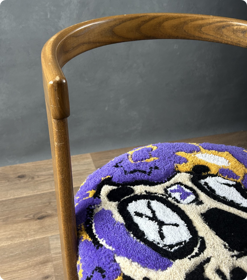 Upcycling Stuhl "soul leaving"