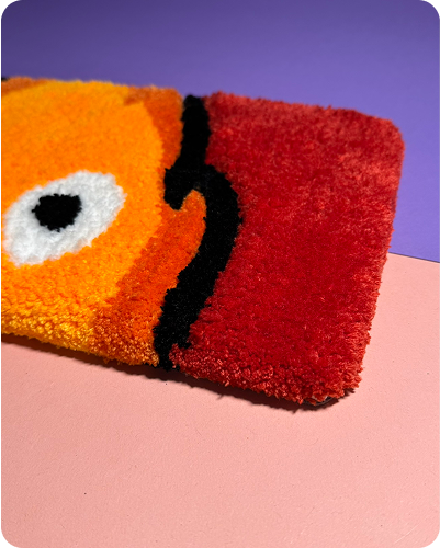 Keyboardrug "Fluffy Flame"