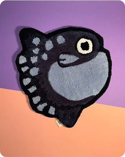 Wandteppich "Mondfisch"