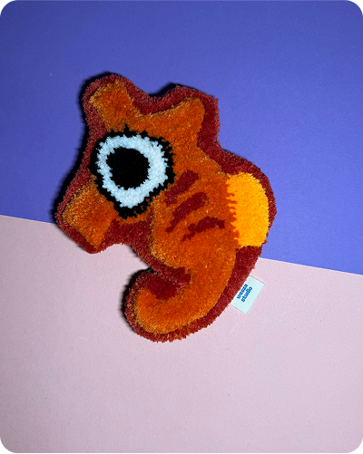 Wandteppich "Seepferdchen"