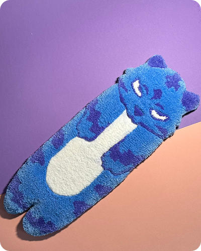 Keyboardrug "sleepy cat"