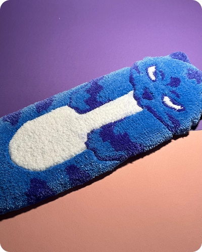 Keyboardrug "sleepy cat"